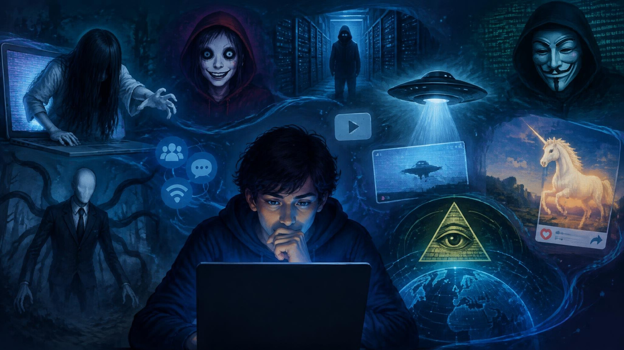 digital myths illustration